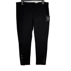 Vera Wang Pants Size LP Shaping Skinny Stretch Pant Ankle Snaps